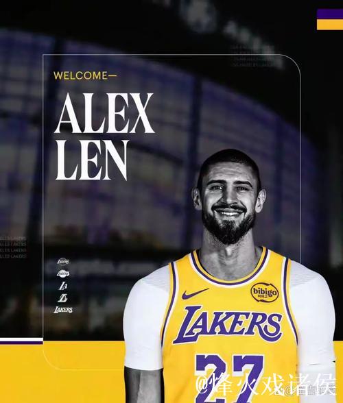 官方宣布：湖人双向合同签下7尺中锋 新秀赛季场均3+3